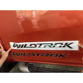 สติ๊กเกอร์ WILDTRAK แท้คาดประตูหน้า ใหม่แท้ FORD RANGER