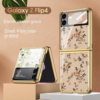 Gkk เคสกระจกนิรภัย สําหรับ Samsung Galaxy Z Flip 3 4