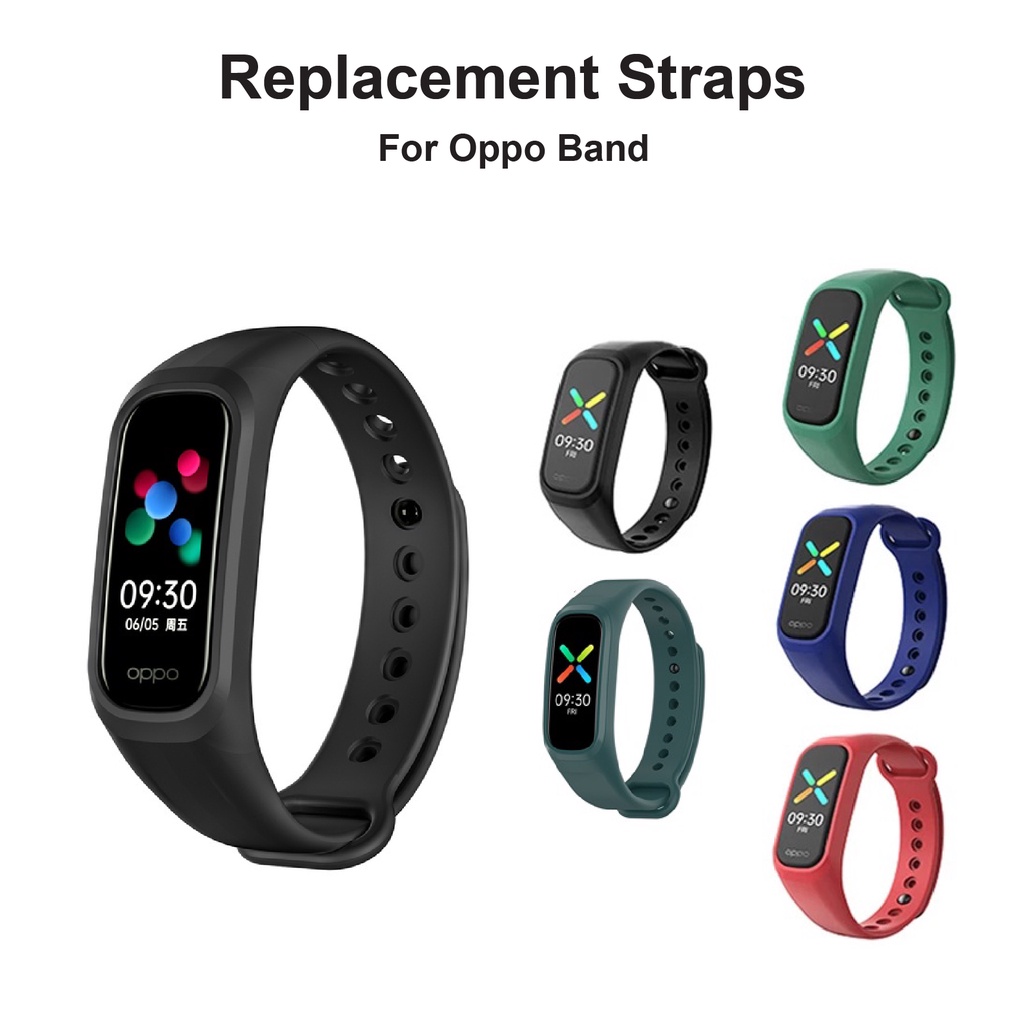 สายนาฬิกาข้อมือสมาร์ทวอทช์ TPU แบบนิ่ม สําหรับ Oppo Band Oppo Band Eva Tali Jam Running Fitness Watch