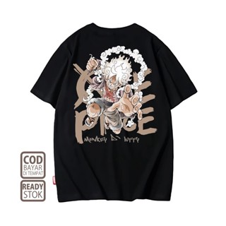 【New】เสื้อยืด ลายการ์ตูนอนิเมะ วันพีช ALVACOTH 0018 LUFFY JOYBOY GEAR 5 FIFTH ONE PIECE สไตล์ญี่ปุ่นเสื้อยืด