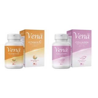 ของแท้💯% วีน่า คอลลาเจน Vena collagen (แพ็คเก็จใหม่ล่าสุด 1กล่อง 30แคปซูล)