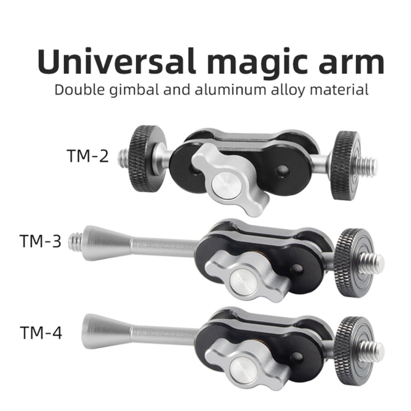 Doublebuy Aluminium Alloy Magic Mount Arm พร ้ อมสกรู 1 4 นิ ้ วสําหรับกล ้ อง DSLR Monitor