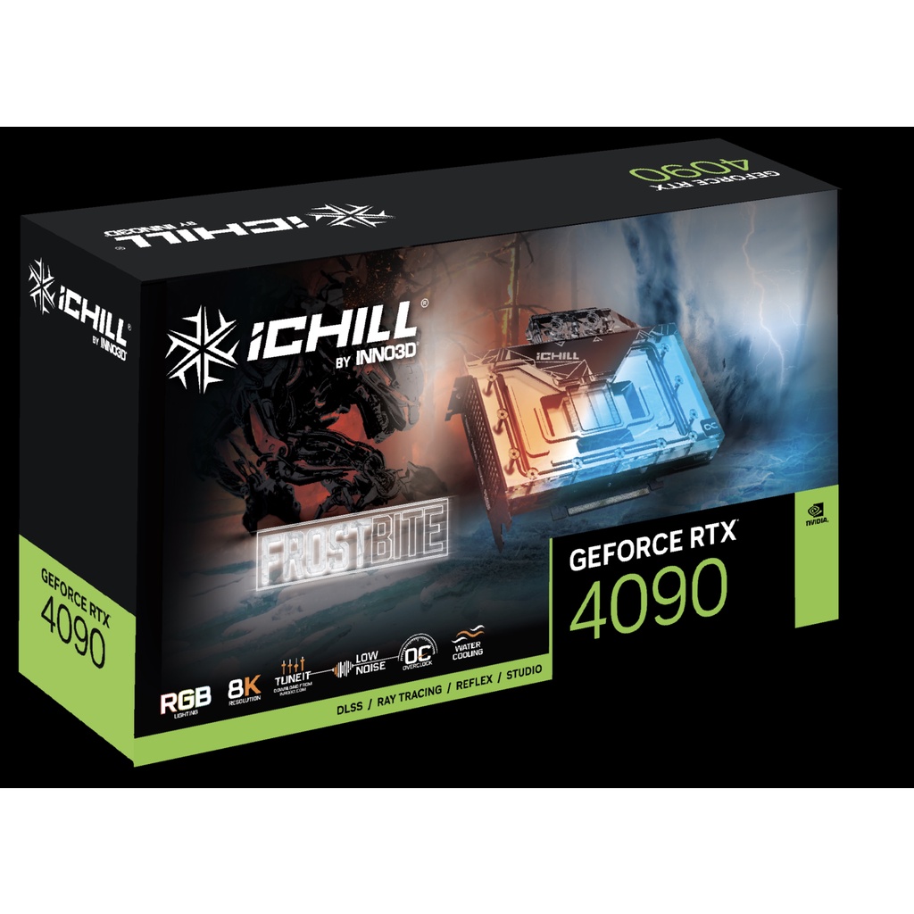 INNO3D GEFORCE RTX 4090 ICHILL FROSTBITE 24G DDR6X | Shopee Thailand