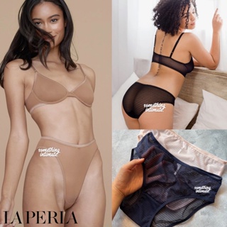 La PERLA Argyle กางเกงชั้นในซีทรู ผ้าตาข่ายโปร่งแสง แต่งลูกไม้ สไตล์ฝรั่งเศส เซ็กซี่ สําหรับผู้หญิง