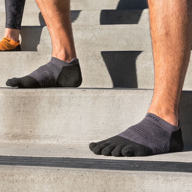 Injinji Five-Finger Sneakers Socks Low-cut Thin Running Sports COOLMAX Sweat-absorbent Quick-drying Yoga Cycling for Men