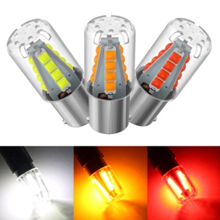 หลอดไฟเลี้ยวรถยนต์ LED 1156 BA15S 1157 BAY15D DRL 16*3030SMD 12V สีขาว เหลือง 1 ชิ้น