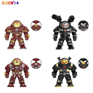 บล็อกตัวต่อเลโก้ ซูเปอร์ฮีโร่ ไอรอนแมน T8 ขนาดใหญ่ Mark 44 Hulkbuster MOC ของเล่นสําหรับเด็ก