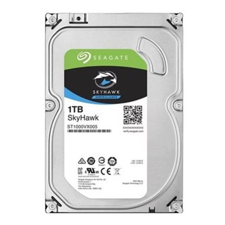 COINSคืน15%⚡FB9JMZV6⚡ SEAGATE SATA-III SKYHAWK 1TB INTERNAL HARD DRIVE FOR CCTV - ST1000VX005