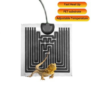 แผ่นทําความร้อน ปรับอุณหภูมิได้ สําหรับสัตว์เลื้อยคลาน เต่า งู
