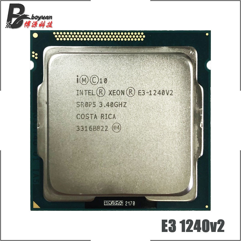 Intel Zhiqiang E3-1240 v2 E3 1240v2 E3 1240 v2 3.4 GHz CPU Quad-Core 8M 69W L GA 1155