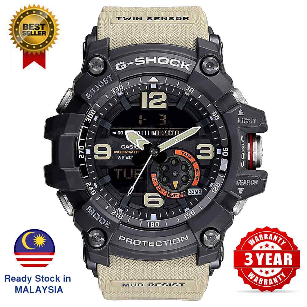 GG-1000 MUDMASTER Army Green Watch นาฬิกาสปอร์ตผู้ชาย GG-1000BTN-1A นาฬิกาสปอร์ตแฟชั่น dV759
