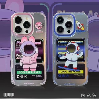 🎁ส่งของขวัญ🎁เคสไอโฟน 14 Pro Max 13 12 11 เคส for เคสไอโฟน11 นักบินอวกาศ พกง่ายๆ การป้องกันการตก Case