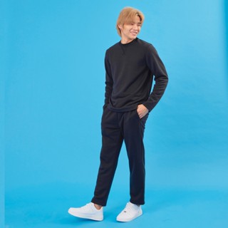 Billings by Khaki Bros. เสื้อยืดคอกลมแขนยาว ทรง Regular fit