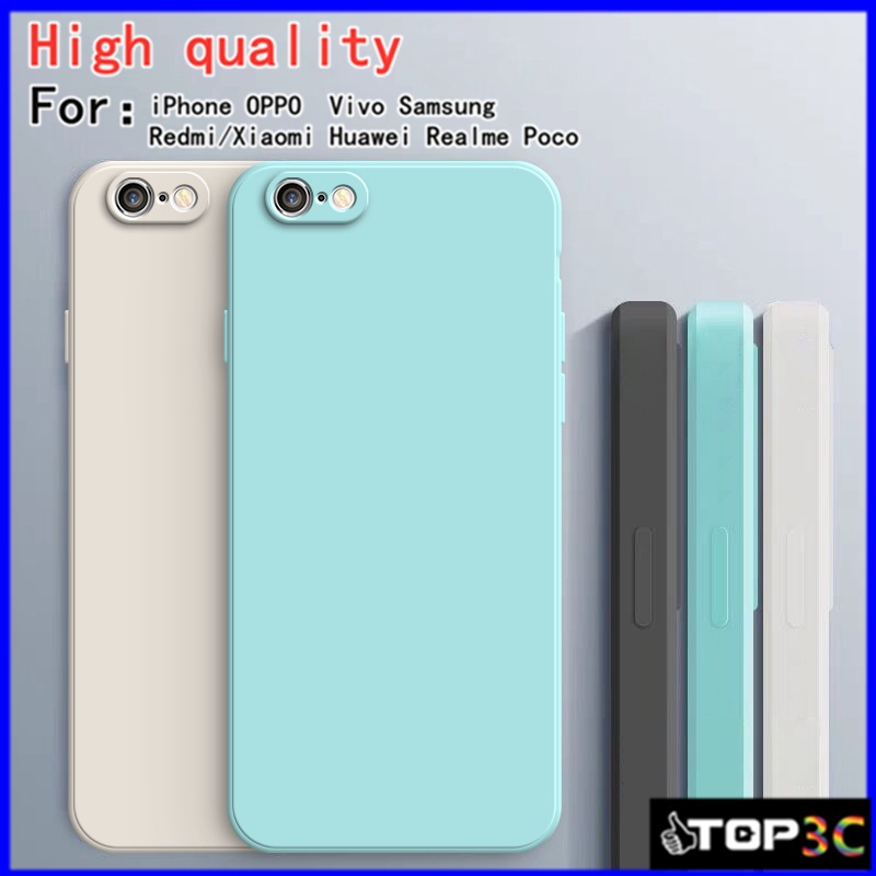 เคส iphone 6s plus / 6 plus / 7 Plus / 8 plus / Xr / X / Xs max เคสโทรศัพท์ สีพื้น YT