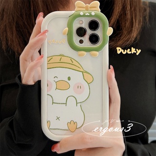 เคสโทรศัพท์มือถือ แบบนิ่ม ลายการ์ตูนเป็ดน้อยน่ารัก สําหรับ iPhone 14 13 12 11 Pro Max SE2020 X XR Xs Max 7 8 6 6s Plus