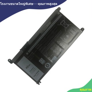 YRDD6 แบตเตอรี่แล็ปท็อป For Dell 5480 5481 5482 5485 5491 5591 5593 3583 3310 2-in-1 3493 3582 3593 3793 5584 5493 5585