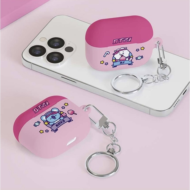 [พรีออเดอร์] BT21 AirPods Case Pink Candy Shop / Clear Case ✅ของแท้💯 ⚠️อ่านรายละเอียดก่อนสั่งซื้อนะคะ