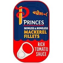 Mackrel fillets tomato sauce 125g - Princes