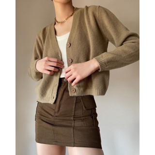 Aliotte - Astrid Cardigan เสื้อคาร์ดิแกนแขนยาวคอวีกระดุมหน้า