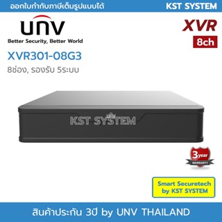 XVR301-08G3 เครื่องบันทึก UNV XVR 8ช่อง