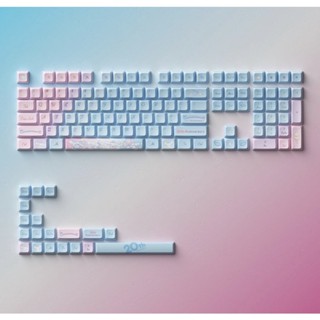 keycap Akko Cinnamoroll Kuromi Starry Night  JDA PBT Double-shot keycap set คีย์แคปอัคโค่ คีย์แคปน่ารัก