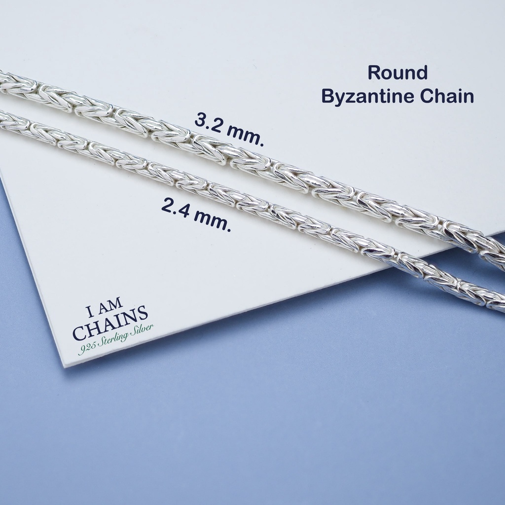 I Am Chains سلسلة فضة 925 للرجال 16-30 بوصة — صورة 4