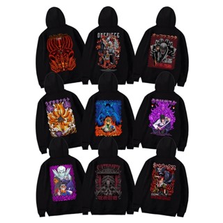 เสื้อกันหนาว มีฮู้ด ลายการ์ตูนอนิเมะนารูโตะ Okkotsu Yuta Jujutsu Kaisen Sukuna One Piece Film Sangkyu Kurama Shanks