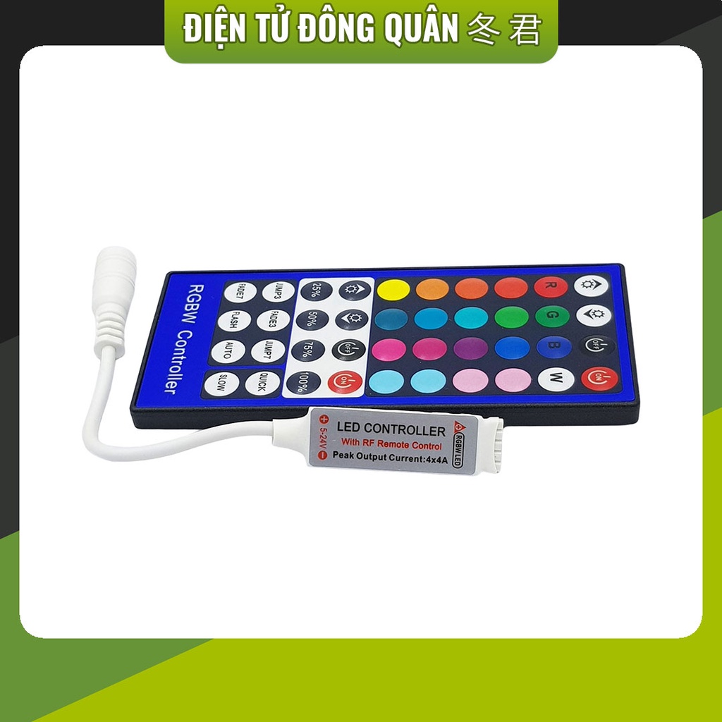 [HCM] คอนโทรลเลอร์ Led RF RGBW 40 คีย์ 5-24VDC