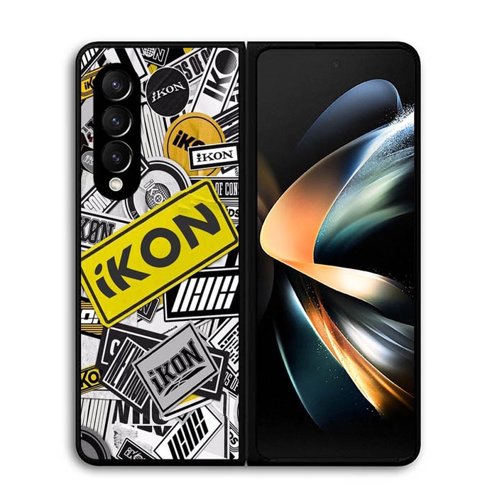 เคส Samsung Galaxy Z Fold 4 Doodle Art Icon P0728