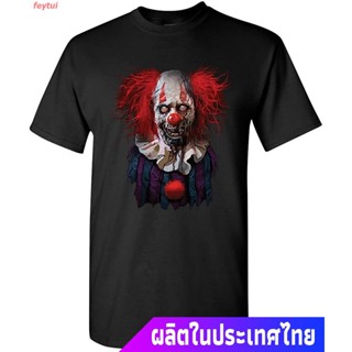 feytui DC ภาพยนตร์อเมริกัน การ์ตูนดีซีอเมริกัน คนร้าย ตัวตลก Undead Zombie Clown T-Shirt Scary Creepy Horror Nightmare F