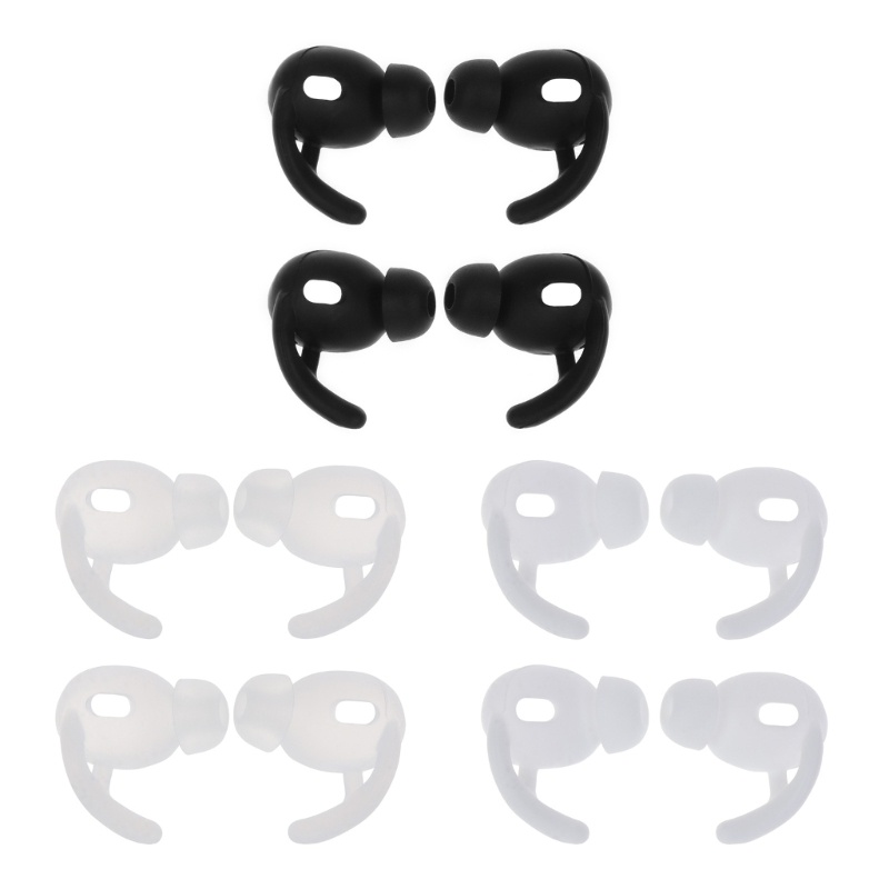 Run 2 คู่เปลี่ยนซิลิโคนนุ่มหูฟัง Hooks Eartips สําหรับ 3 หูฟัง SL