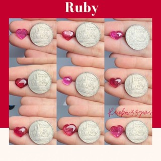 RBB028 Ruby พลอยทับทิมเผาใหม่ อาฟริกา พลอยแท้