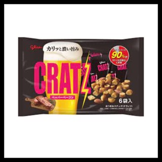 Kratz ขนมปังกรอบรส&lt;เบคอนพริกไทย&gt;96g