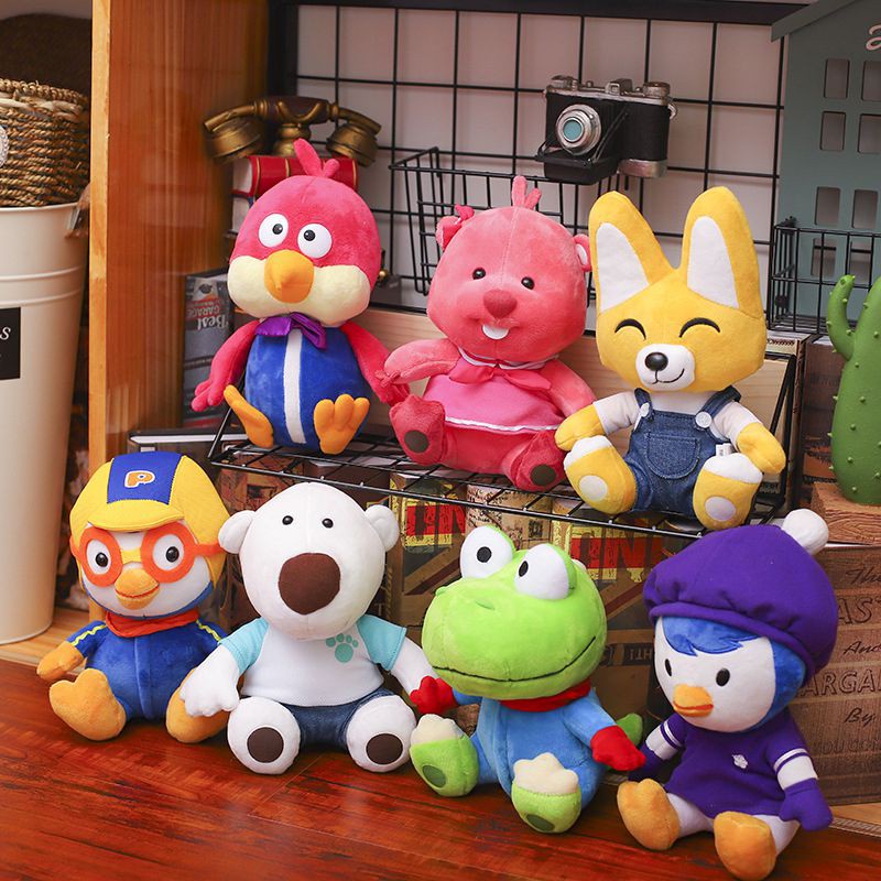 【พร้อมส่ง】ของเล่นตุ๊กตาการ์ตูน Pororo Little Penguin Petty Eddie Crong Loopy Pony สไตล์เกาหลี ของขวัญสําหรับเด็ก