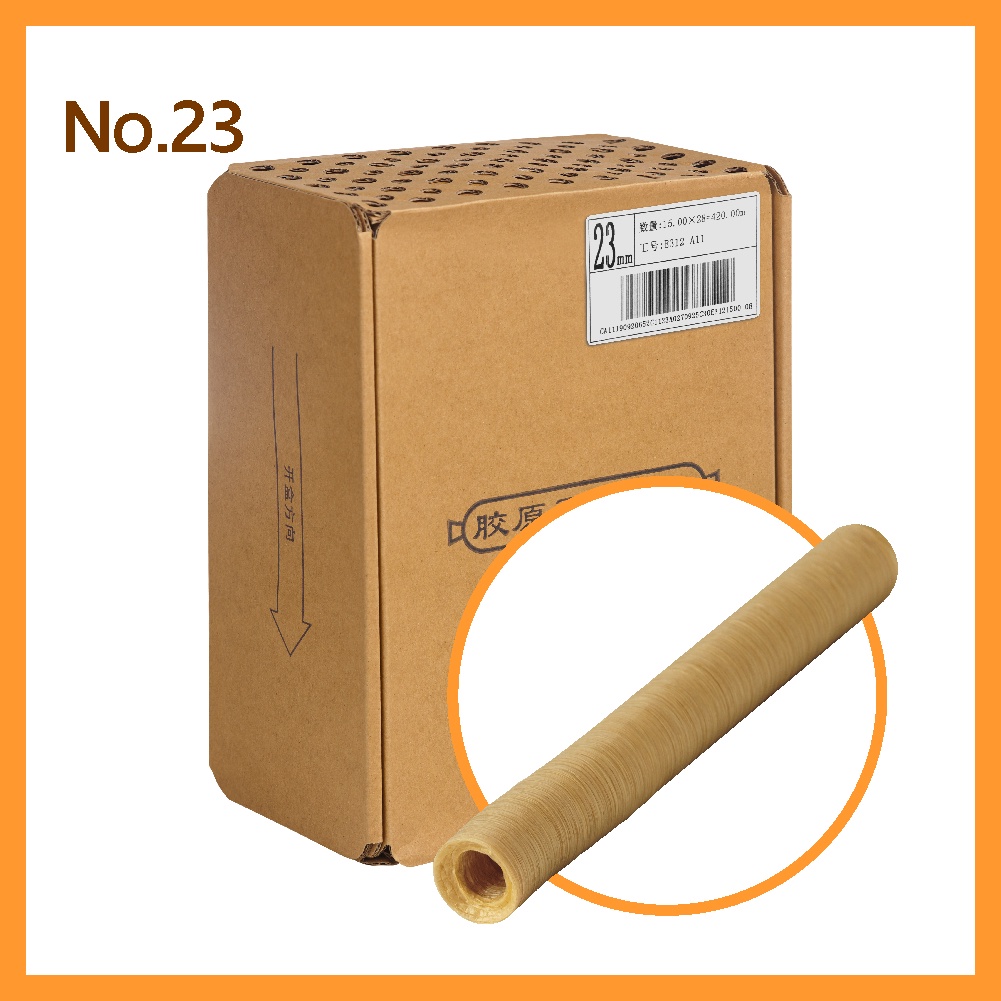 ส่งจากไทย ไส้เทียมคอลลาเจน No.23 (1 แท่ง) (แถมเชือกมัดอาหารขนาดทดลอง) (แพ็ค 1 แท่ง) ไส้เทียมคอลลาเจน