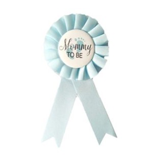 เข็มกลัด Baby Shower MOMMY TO BE Badge (Blue)