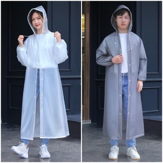(พร้อมส่ง) เสื้อกันฝนผู้ใหญ่ EVA raincoat แบบพกพา ชุดกันฝน ใช้ซ้ำได้ สำหรับทั้งชายและหญิง