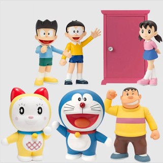 Doraemon &amp; Friend Set ของแท้ JP - Figuarts Zero Bandai [โมเดล Doraemon] (6 ตัว)