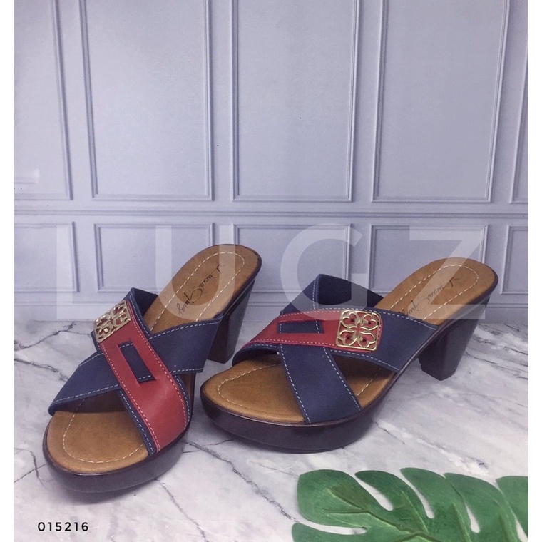 Lucia Guizi รองเท้าแตะส้นลมผู้หญิง LUGZ015-BN170