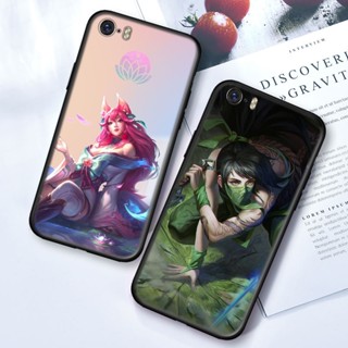 เคสโทรศัพท์มือถือนิ่ม พิมพ์ลาย League of Legends สีดํา สําหรับ OPPO Realme 2 A5 3 5 5i 5s Q 6 6i 8 Pro WS13