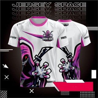 เสื้อกีฬาแขนสั้น ลายทีม Jersey Baju E Sport Gaming MLBB PUBGM Free Fire AOV CODM