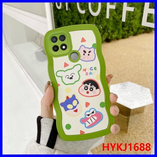 เคส OPPO A15S เคส OPPO A15 โทรศัพท์มือถือ ซิลิโคนนิ่ม tpu ลายคลื่น สําหรับ BBPW