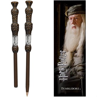 ปากกาไม้กายสิทธิ์ดัมเบิลดอร์และที่คั่นหนังสือ Harry Potter - Dumbledore Wand Pen and Bookmark Noble Collection