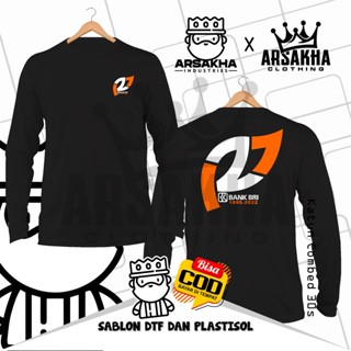 ใหม่ล่าสุด BRI 127 เสื้อยืดแขนยาว ผ้าฝ้าย ลายครบรอบ BRI v2 Distro Combed 30S - Arsakha