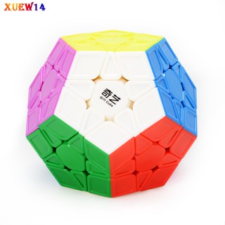 T8 3x3 Megaminx Speed Cube Stickerless Megaminx Dodecahedron ก้อนมายากลสมองทีเซอร์ปริศนาปั้นรุ่น