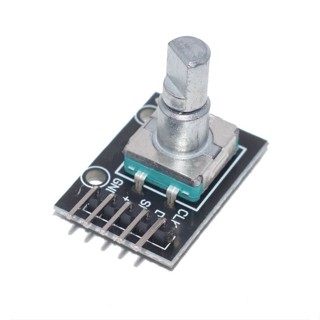 KY040 rotary encoder แกนยาว 16mm 360 degree development board rotary encoder module compatible with potentiometer