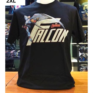 เสื้อMarvel ลิขสิทธิ์แท้ ลายFalcon สีดำ (MVX-253)