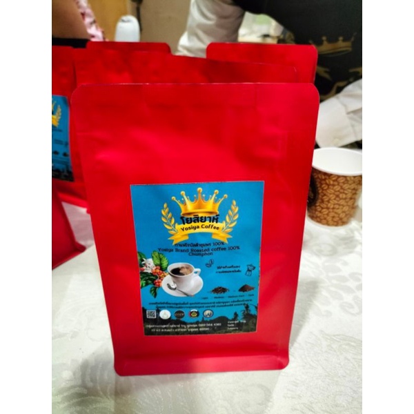 กาแฟ Robusta.YOSIYA.100%☕🍫🥭🐝🍷