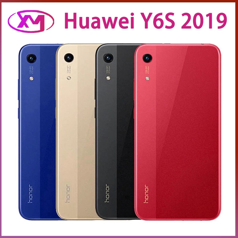 Huawei Honor 8A Y6S 2019 JAT-LX3 JAT-L29 JAT-LX1 JAT-L41 ฝาหลังแบตเตอรี่ประตูกรณีด้านหลังกระจกอะไหล่