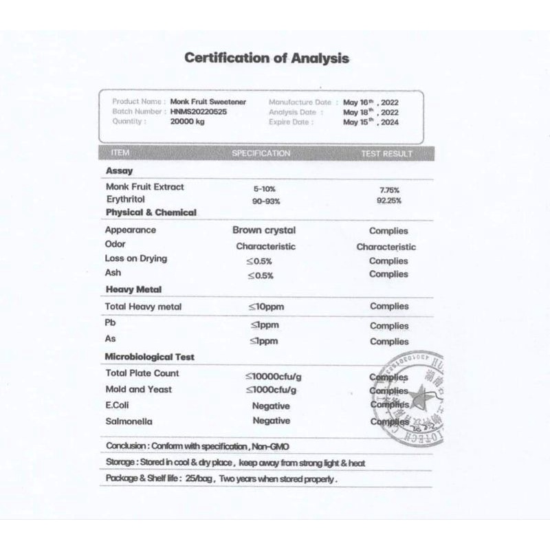 น้ำตาลหล่อฮั่งก๊วยสีทอง ออร์แกนนิค100%  0 แคลอรี่ 0 ดัชนีน้ำตาล  ✔️คีโต✔️ผู้ป่วยเบาหวาน ✔️หวานกลมกล่อม ไม่ทิ้งรสขมคอ4289 - รูปที่ 4